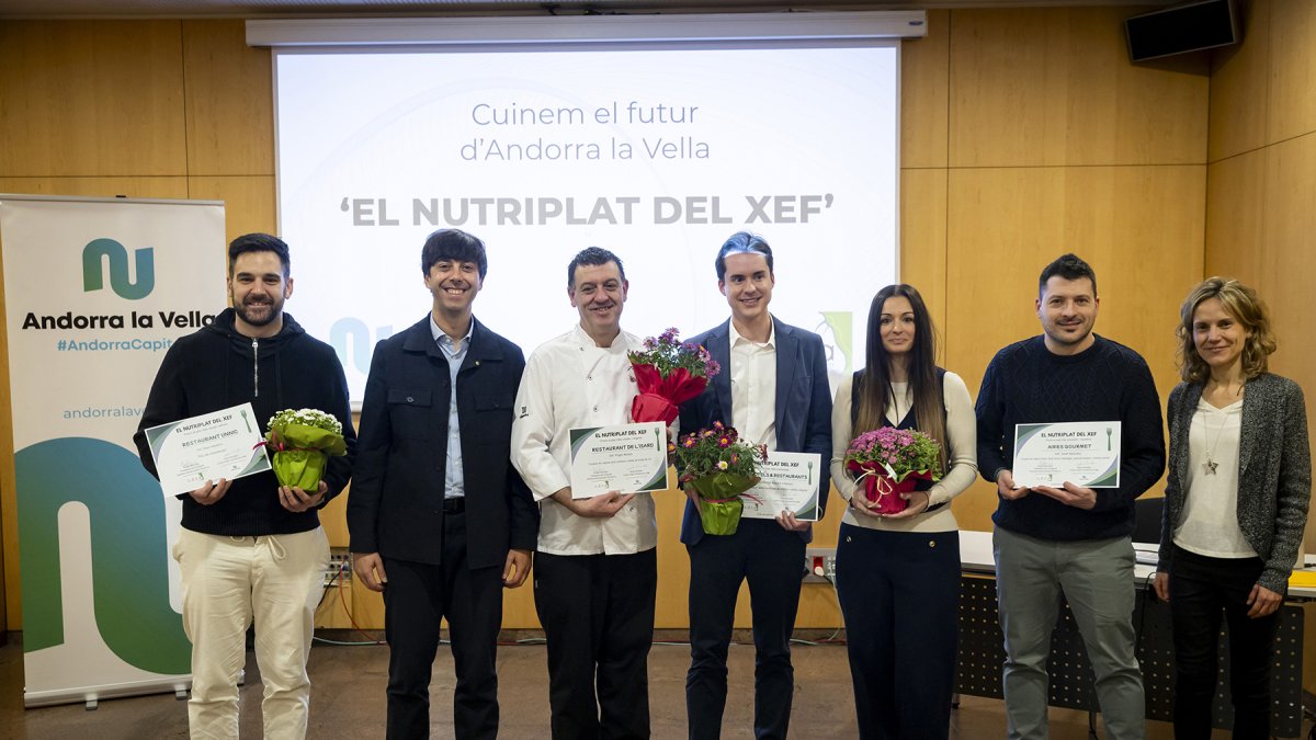 Entrega de guardons.