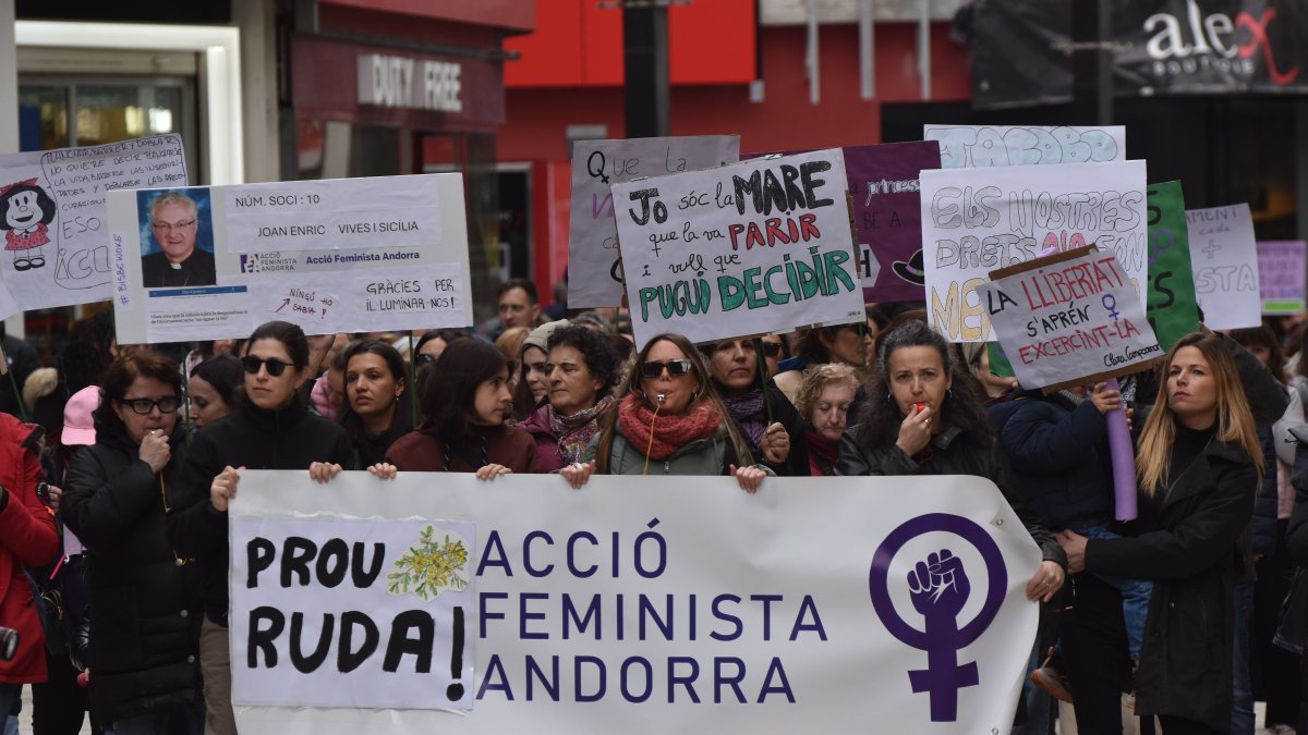Manifestació feminista.