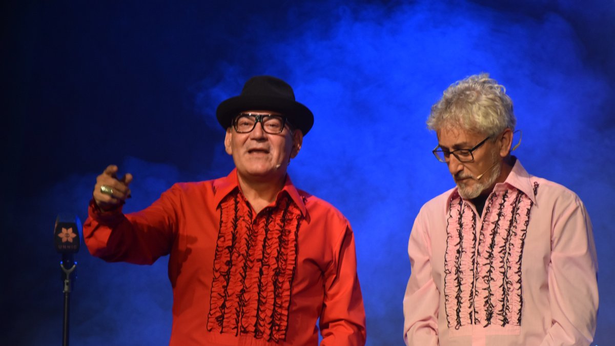 Un moment de l'espectacle de  José Corbacho i David Fernàndez a Unnic.
