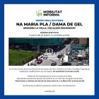 Afectacions entre el carrer Na Maria Pla i la Dama de Gel a partir de dimarts.