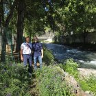 El President de la federació europea, Jean Zoungrana, i el membre de la FACC, Josep Maria Blat