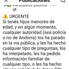 El missatge de l’entitat.