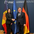 La trobada entre la ministra Imma Tor amb el ministre d’Afers Exteriors d’Alemanya, Johann Wadepuhl