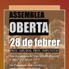 El cartell informatiu del Sindicat d'Habitatge d'Andorra