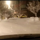 Un tram de la carretera entre Ransol i Canillo aquest matí.