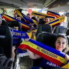 Els aficionats de l'Andorra a l'autobús