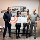 Entrega del xec d'arrodoniment solidari de Grandvalira a Muntanyencs per l'Himàlaia