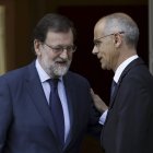 Mariano Rajoy i Toni Martí a la Moncloa.