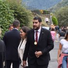 Pere Baró a la celebració de la diada de Meritxell.