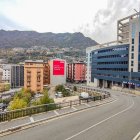 La seu de la policia a Escaldes-Engordany, ahir.