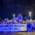 Manifestació Pinineu viu en defensa de l'habitatge digne