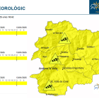 Avís groc per fortes ventades demà