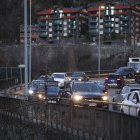 Retencions d'entrada a Escaldes per Encamp a causa dels talls