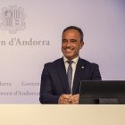 Alain Cabanes en una presentació a Govern