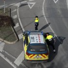 Un vehicle dels mossos d'esquadra