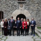 Carles Ensenyat i Josep Rull a Casa de la Vall aquest matí