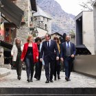 La delegació del Parlament català.