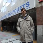El consòl major d'Andorra la Vella, Sergi González, davant l'aparcament dels Pouets aquest matí