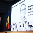Xavier Espot durant el seu discurs al Forbes Economic Andorra Summit.