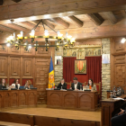 Sessió del comú de Sant Julià, ahir al matí.