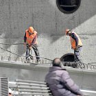 Treballadors del sector de la construcció.