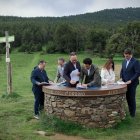 Signatura del memoràndum al coll d’Ordino.