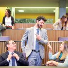Jordana, Escalé i Martisella en un recés del debat