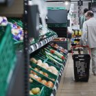 Un client en un supermercat.