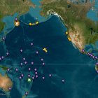 L’epicentre del terratrèmol que va activar l’alerta per tsunami.