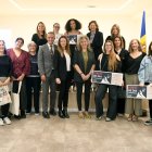 Foto:SFGALa ministra de Salut, Helena Mas, en l'entrega de premis.