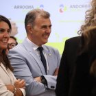 El ministre Marc Rossell, amb la consellera Meritxell Alcobé.