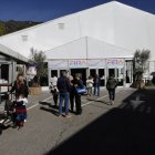 Els primers visitants entrant a la Fira.