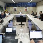 La reunió del Pacte d'Estat per l'Acord d'associació amb la Unió Europea d'aquesta tarda.