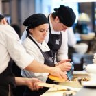 Els treballadors del restaurant Beç.