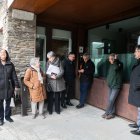 Propietaris de terres d’Ordino, a punt de reunir-se amb els cònsols.