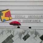La façana de l’escola andorrana.