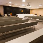 Sala Magna de la seu de la Justícia.