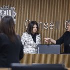 Imma Tor, avui, a la compareixença al Consell General.