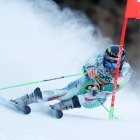 Joan Verdú, a la primera mànega del gegant d’Alta Badia.