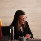 Maria del Mar Coma durant l’últim comú de l’any.