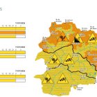 Avís taronja al nord i groc al centre i sud d'Andorra per neu.