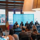 L’hotel Nòrdic, al Tarter, va acollir la presentació de la Copa del Món femenina de velocitat.