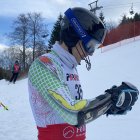 Roger Puig a l’estació alemanya.