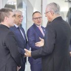 Vives xerrant amb Serrano, Espot i Baró.