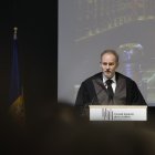 El fiscal general de l'Estat, Xavier Sopena, durant el discurs a l'obertura de l'any judicial.