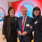 Jaume Bartumeu amb Giovanna Cecchetti i Alessia Pieroni