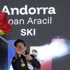 Aracil, a la cerimònia d’inauguració del Mundial.