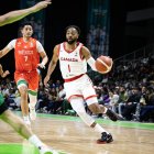 Aaron Best, en un duel amb el Canadà.