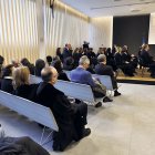 Advocats durant l’acte d’obertura de l’any judicial.