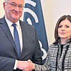 Imma Tor i  Andrii Sybiha.